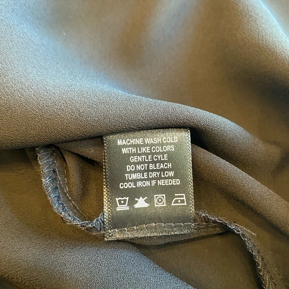 28th and Park Black Long Sleeve Blouse, Small, Never Worn - Picture 7 of 8